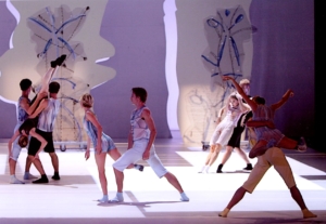 Yamm 2000 Anne-Marie Pécheur Artiste Peinture et lumière ballet-costumes